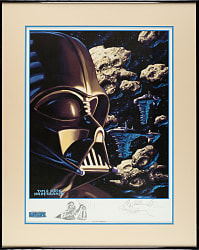 1996 "Star Wars" Shadows of the Empire Limited-Edition Signed Lithograph Pair by Tim and Greg Hildebrandt with Remarque