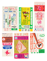 1970 to 1979 World Series Ticket Stub Collection (20)