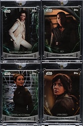 2020 Topps "Women of Star Wars" Blank Back #1/1 Collection (11) Including Princess Leia and Rey - Topps Vault