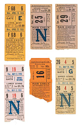 1951 Brooklyn Dodgers Ebbets Field Ticket Stub Collection (17) - All Games Featuring Jackie Robinson!