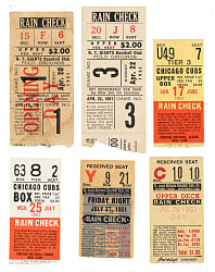 1951 Brooklyn Dodgers Road-Game Ticket Stub Collection (12) - All Games Featuring Jackie Robinson!