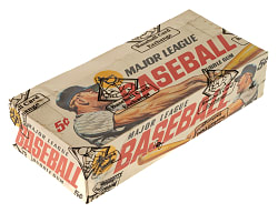 Extremely Rare 1967 Topps Unopened Wax Box (24 Packs) - BBCE