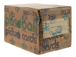 1978 Topps Factory-Sealed Unopened Rack Case (3 Boxes, 72 Packs) - BBCE