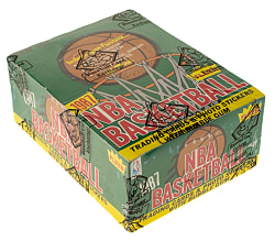 1987-1988 Fleer Basketball Unopened Wax Box (36 Packs) - BBCE