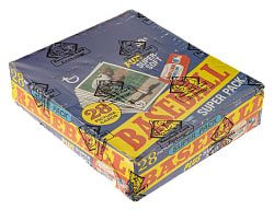 1980 Topps Unopened Super Cello Pack Box (24 Packs) - BBCE - Rickey Henderson Rookie Year