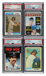 1970 to 2022 Topps and Kellogg's Bill Buckner PSA-Graded Collection (21)