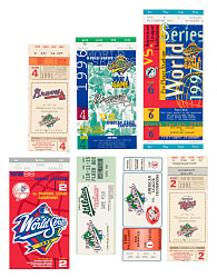 1990 to 1999 World Series Ticket Stub Collection (18)