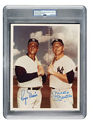 Mickey Mantle and Roger Maris Signed Photograph PSA/DNA MINT 9