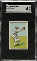 1911-1914 D304 Brunners Bread Mike Kelly SGC VG/EX 4