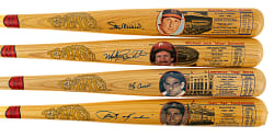 Hall of Fame Single-Signed Cooperstown Bat Collection (8) Including Yogi Berra, Duke Snider, and Carl Yastrzemski