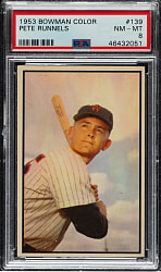 1953 Bowman Color #139 Pete Runnels PSA NM-MT 8