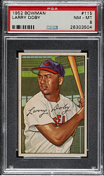 1952 Bowman #115 Larry Doby PSA NM-MT 8