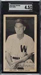 Circa 1954 Mascot Dog Food Bucky Harris SGC VG/EX+ 4.5 - 1 of 1 - Highest Graded!