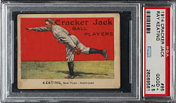 1914 E145 Cracker Jack #95 Ray Keating PSA GOOD+ 2.5