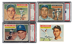 1956 Topps Near-Complete Set (332/340) Plus Two Checklists