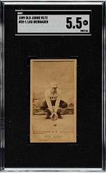 1889 N172 Old Judge Lou Bierbauer SGC EX+ 5.5 - 1 of 1 - Highest Graded!