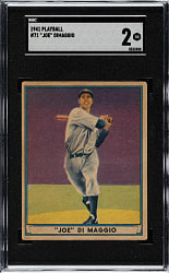 1941 R336 Play Ball #71 Joe DiMaggio SGC GOOD 2