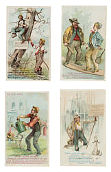 Circa 1888 N128 Duke "Snapshots from Puck" Complete Set (25)