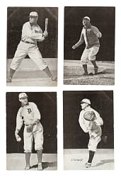 1908 and 1909 PC765 A. C. Dietsche Detroit Tigers Postcard Collection (17) Including Hughie Jennings and Sam Crawford