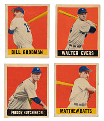 1948-1949 Leaf Short Prints "Rare Leaf" Collection (10) - All Blank and Wrong Backs