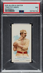 1888 N28 Allen & Ginter Tim Keefe PSA NM 7