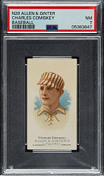 1888 N28 Allen & Ginter Charles Comiskey PSA NM 7