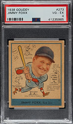 1938 R323 Goudey "Heads-Up" #273 Jimmie Foxx PSA VG-EX 4