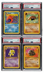 1999 Pokemon Fossil 1st Edition PSA MINT 9 Collection (27)