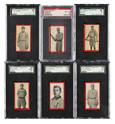 1910 T210 Old Mill Tobacco "Series 1" South Atlantic League SGC-Graded Near-Complete Set (74/75)