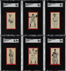 1910 T210 Old Mill Tobacco "Series 5" Carolina Assn. Near-Complete Set (85/87)