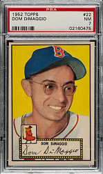 1952 Topps #22 Dom DiMaggio PSA NM 7