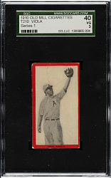 1910 T210 Old Mill Tobacco "Series 1" Juan Viola SGC VG 40
