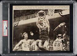 1971 Billy Cunningham United Press International Wire Photograph PSA/DNA Type III