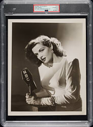 Circa 1940s Jane Russell Original National Broadcasting Co. Photograph PSA/DNA Type I
