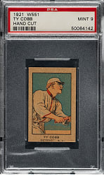 1921 W551 Ty Cobb PSA MINT 9 - 1 of 1 - Highest Graded!