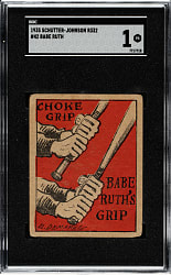 1935 R332 Schutter-Johnson Candy #42 Babe Ruth SGC POOR 1