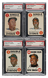 1968 Topps Game PSA-Graded Complete Set (33)