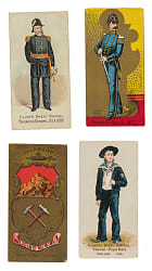 1888 N224 Kinney Bros. "Military Series" Near-Complete Set (540/622)