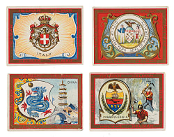 1910-1911 T107 Helmar "State Seals of US & Coat of Arms" Collection (504) Including Complete and Near-Complete Sets