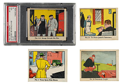 1935 R41 "Dick Tracy Caramels" Near-Complete Set (128/144)