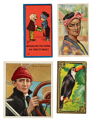 1910-Era Nonsport "T" Card Collection (788) Including "Bird Series," "Fish Series," and "Types of Nations"