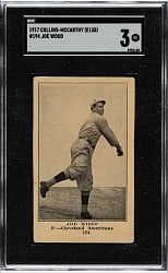 1917 E135 Collins-McCarthy #194 Joe Wood SGC VG 3