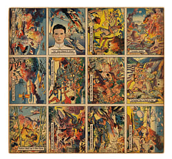 1942 R164 "War Gum" Uncut Sheet (12 Cards)