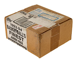 1993-1994 Topps Finest Basketball Factory-Sealed Unopened Jumbo Case (2 Boxes, 48 Packs)