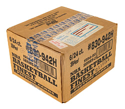 1994-1995 Topps Finest Basketball Second Series Factory-Sealed Unopened Hobby Case (6 Boxes, 144 Packs)