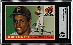 1955 Topps #164 Roberto Clemente Rookie SGC VG/EX 4