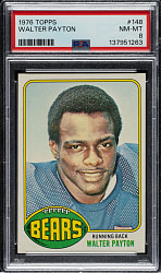 1976 Topps Football #148 Walter Payton Rookie PSA NM-MT 8