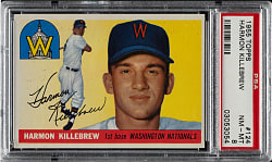 1955 Topps #124 Harmon Killebrew Rookie PSA NM-MT 8