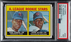 1967 Topps #569 Rod Carew Rookie PSA NM 7