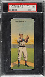 1911 T201 Mecca Double Folder Fred Clarke/Byrne PSA NM-MT 8 - Highest Graded!